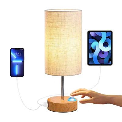 Fresh Fab Finds Imountek Dimmable 3-way Touch Table Lamp In Beige