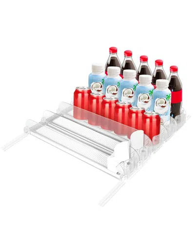 Fresh Fab Finds Drink Organizer For Fridge In White