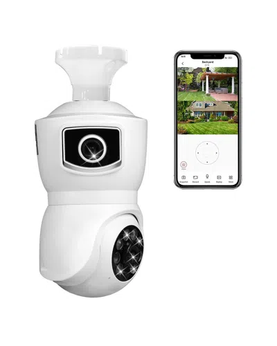 Fresh Fab Finds Dual Lens Security Camera In White