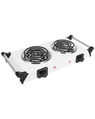 Fresh Fab Finds Electric Dual Burner Portable Hot Plate Stove Countertop