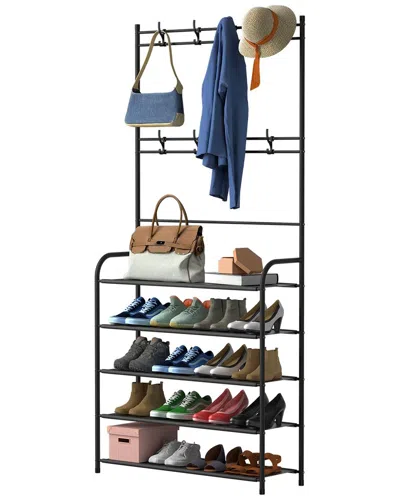 Fresh Fab Finds Entryway Coat Hat Rack/shoe Storage Shelf