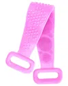 Fresh Fab Finds Exfoliating Silicone Body Scrubber Belt In Pink