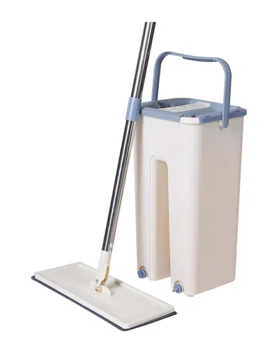 Fresh Fab Finds Flat Floor Mop Bucket Set In Neutral