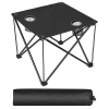FRESH FAB FINDS FOLDABLE CAMPING TABLE PORTABLE PICNIC TABLE LIGHTWEIGHT TRAVEL DESK WITH CUP HOLDER CARRYING BAG