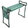 FRESH FAB FINDS FOLDABLE GARDEN KNEELER SEAT WITH KNEELING SOFT CUSHION PAD TOOLS POUCH PORTABLE GARDENER KNEELING B