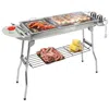Fresh Fab Finds Lakeforest Foldable Portable Stainless Steel Bbq Grill