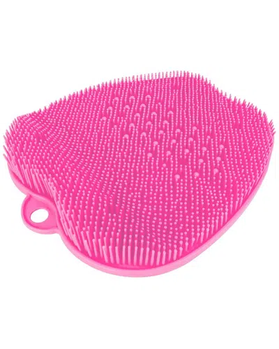 Fresh Fab Finds Foot Exfoliator & Massager Mat With Anti-slip Suction Cups In Pink