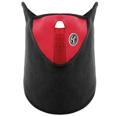 Fresh Fab Finds Half Face Mask Breathable Windproof Dustproof Neck Warmer For Bike Motorcycle Racing In Red