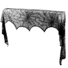 FRESH FAB FINDS HALLOWEEN DECORATION BLACK LACE SPIDERWEB FIREPLACE MANTLE SCARF COVER FESTIVE PARTY SUPPLIES FIREPL