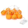 FRESH FAB FINDS HALLOWEEN STRING LIGHTS 59IN TOTAL LENGTH PUMPKIN LED LAMPS BATTERY POWERED DECORATIVE HOLIDAY LIGHT