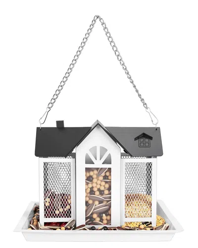 Fresh Fab Finds Hanging Bird Feeder House In Gray