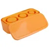 Fresh Fab Finds Ice Cube Tray For Stanley Cup Easy Release Silicone Mold In Orange