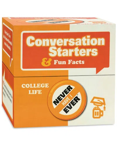 Fresh Fab Finds Ideas Never Implemented Never Have I Ever Party Conversation Starters: College Life Edition In Orange