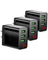 Fresh Fab Finds Imountek 3-pack Usb Wall Charger In Black