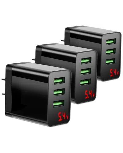 Fresh Fab Finds Imountek 3-pack Usb Wall Charger In Black