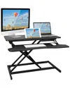 Fresh Fab Finds Imountek Adjustable Dual Monitor Laptop Desk Riser In Black