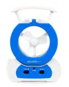 Fresh Fab Finds Imountek Led Desk Fan With Adjustable Lamp/emergency Flashlight In Blue