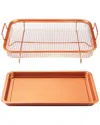 Fresh Fab Finds Imountek Non-stick Crisper Tray Set In Copper