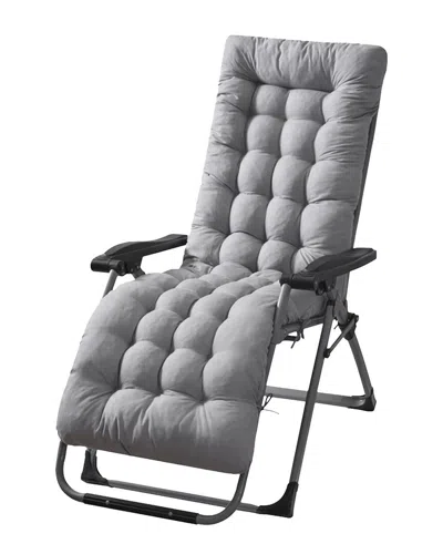 FRESH FAB FINDS FRESH FAB FINDS INDOOR/OUTDOOR CHAISE LOUNGER
