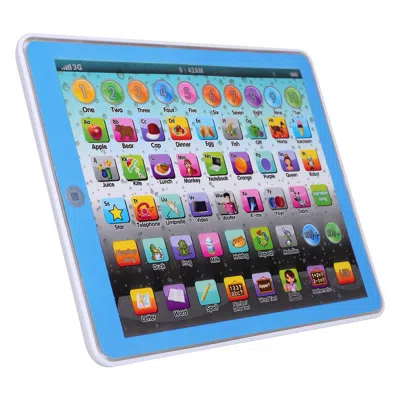 Fresh Fab Finds Kid Baby Toddler Educational Learning Study Tablet Gift For Ages 2-7 In Blue