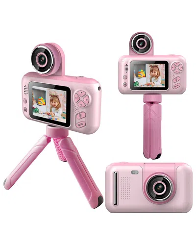 Fresh Fab Finds Kids Pink Digital Camera With Flip Lens