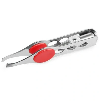 Fresh Fab Finds Led Eyebrow Tweezer Stainless Steel Make Up Tweezer With Led Light Rubber Finger Pads For Eyebrow Ey
