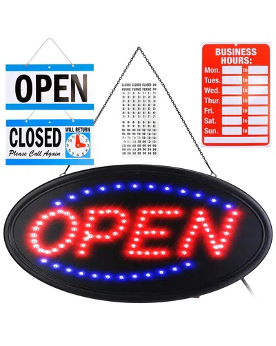 FRESH FAB FINDS FRESH FAB FINDS LED OPEN SIGN 18.7X9.45IN BUSINESS NEON OPEN SIGN