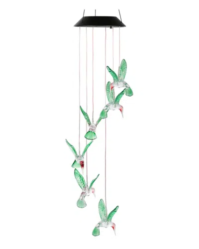 Fresh Fab Finds Led Solar Hummingbird Wind Chime In Multi