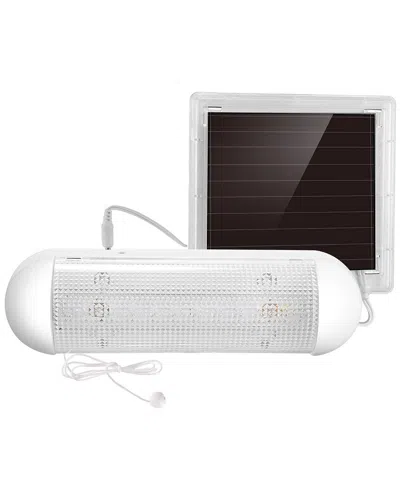 Fresh Fab Finds Led Solar Lights Solar Powered Security Light Kit In White
