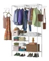 Fresh Fab Finds Multifunctional Garment Rack In Gray