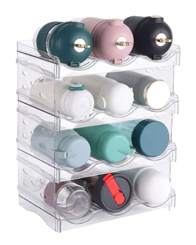 Fresh Fab Finds Newhome 4 Tier Bottle Storage Rack In Clear