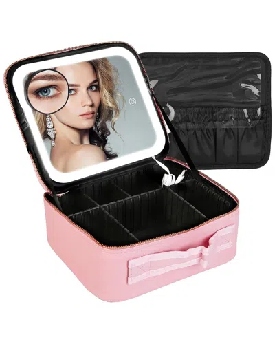 FRESH FAB FINDS FRESH FAB FINDS NPOLAR TRAVEL MAKEUP BAG WITH LED MIRROR