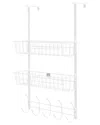 Fresh Fab Finds Over The Door Hooks Silver Organizer