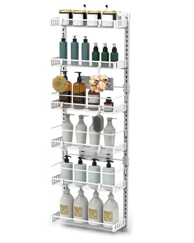 Fresh Fab Finds Over-the-door Pantry Organizer In White
