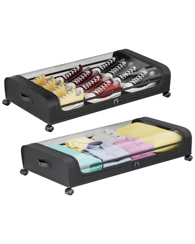Fresh Fab Finds Pack Of 2 Under Bed Storage Containers In Multi