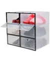 Fresh Fab Finds Pack Of 6 Collapsible Shoe Boxes