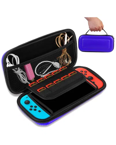 Fresh Fab Finds Portable Blue Carry Case For Nintendo Switch In Black