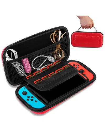 Fresh Fab Finds Portable Red Carry Case For Nintendo Switch In Black