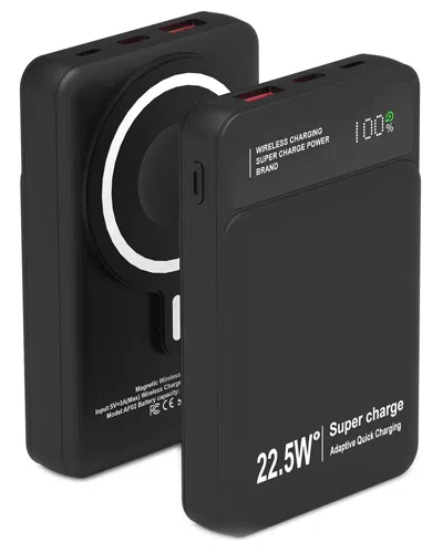 Fresh Fab Finds Powermaster 5000mah Magsafe 3-in-1 Power Bank In Black