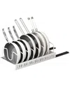 Fresh Fab Finds Pull-out Pot Organizer Rack In Metallic