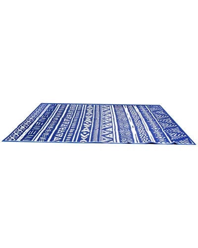 Fresh Fab Finds Reversible Outdoor Rug In Blue
