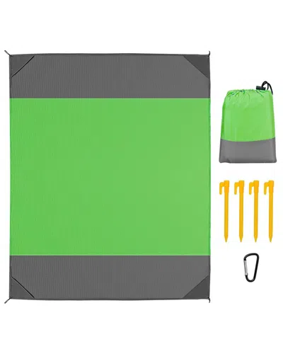 Fresh Fab Finds Sand Proof Green Picnic Blanket