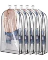 Fresh Fab Finds Set Of 5 Small Garment Bag For Hanging Clothes In Multi