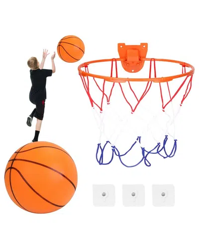 Fresh Fab Finds Silent Basketball With Ball Hoop In Multi