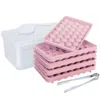 Fresh Fab Finds Newhome Small 4-pack Ice Cube Trays In Pink