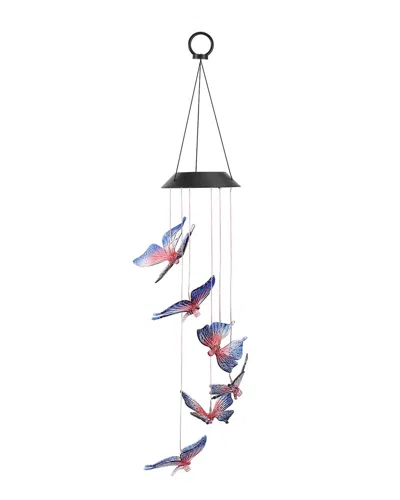 Fresh Fab Finds Solar Led Butterfly Wind Chimes In Multi