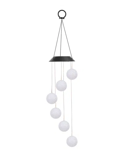 Fresh Fab Finds Solar Powered Led Ball Wind Chimes In White
