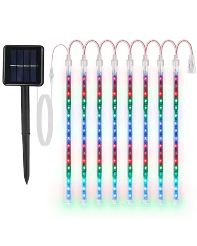Fresh Fab Finds Solar Powered Meteor Shower String Lights In Multi