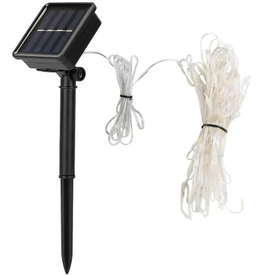 Fresh Fab Finds Solar Umbrella Lights Outdoor Parasol String Light 8 Lighting Mode Waterproof 104 Led 8 Bundles Warm In Black
