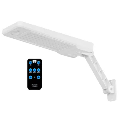 Fresh Fab Finds Solar Wall Light 60leds Pir Motion Sensor Remote Control Waterproof In White